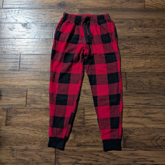 Old Navy pajama joggers pants red buffalo plaid size XS tall - Picture 12 of 12